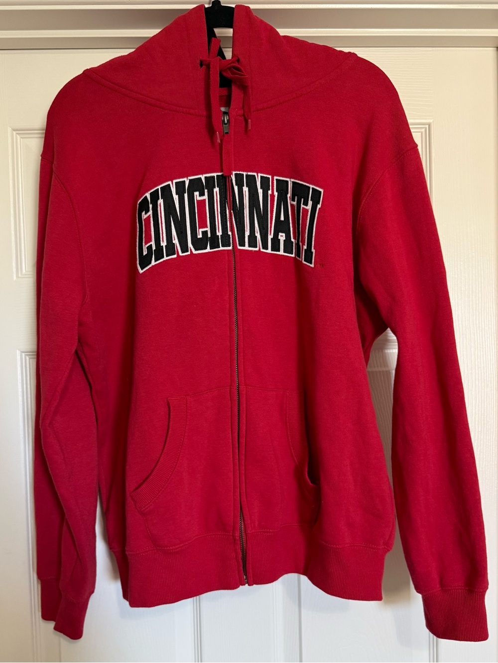 ❤️🖤University of Cincinnati Bearcats Full Zip Hoodie Jacket XXL Red College NCAA